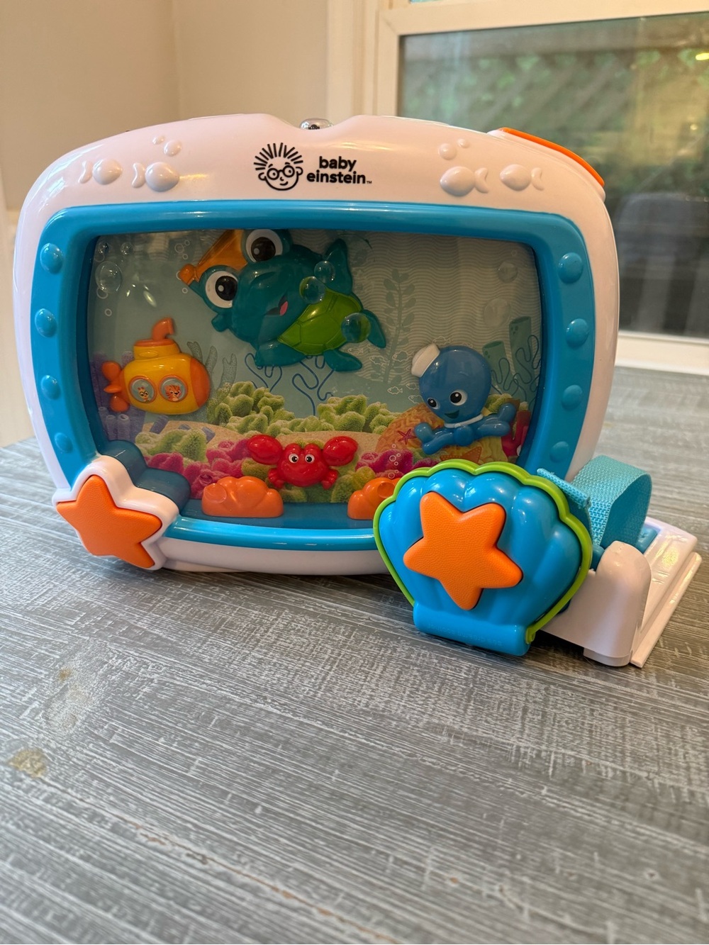 Baby Einstein Sea Dreams Soother – Musical Crib Toy + Remote